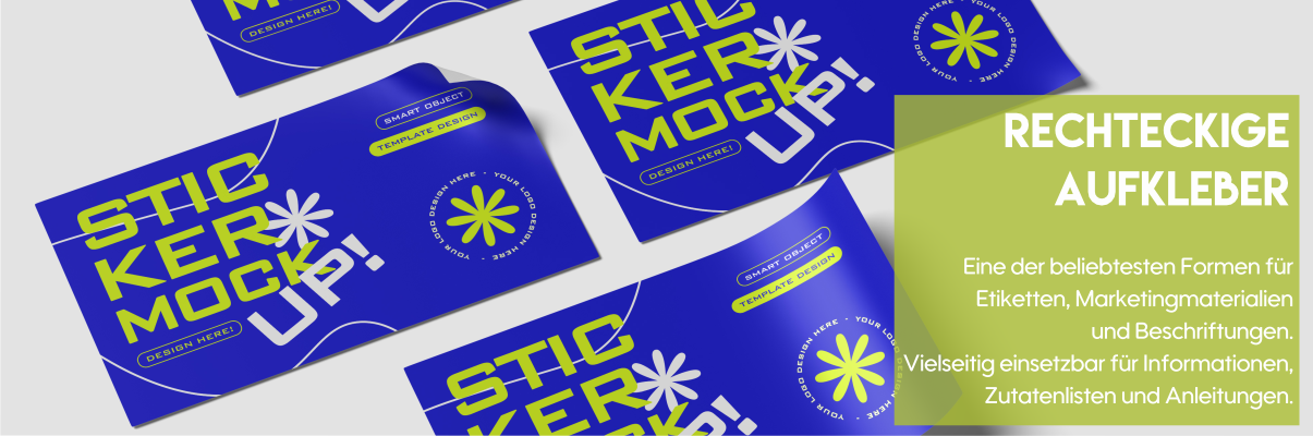 product header aufkleber