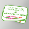 Rundecken Aufkleber