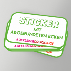 Rundecken Aufkleber
