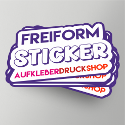 Freiform Aufkleber