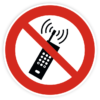 „Handy verboten“-Aufkleber