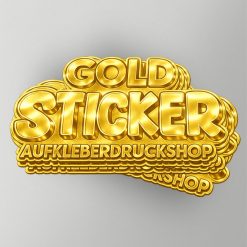 Metallic Aufkleber - Gold